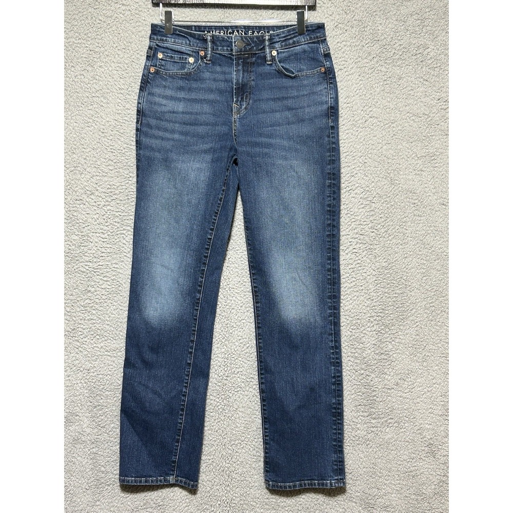 American Eagle Jeans Mens 30x34 Blue Original Bootcut Airflex Plus Stretch Denim